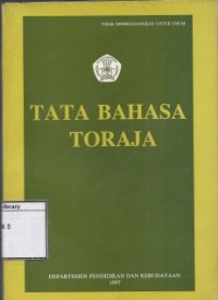 Tata Bahasa Toraja