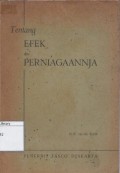 Tentang Efek dan Perniagaannja