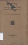 The Failure of a Liberal Colonial Policy: Netherlands East Indies, 1816-1830