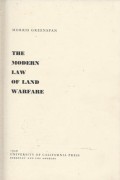 The Modern Law of Land Warfare
