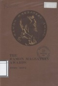 The Ramon Magsaysay Awards 1969-1972: in Recognition of Greatness of Spirit Shown in Service to the People