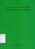 Tree Flora of Indonesia Check List for Sumatra