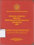 Undang-undang Bidang pertahanan Keamanan (Hankam)