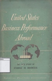 United States Business Performance Abroad: the Case Study of Stanvac in Indonesia