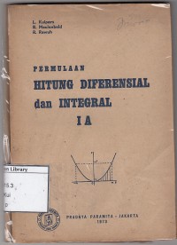Permulaan Hitung Diferensial dan Integral IA