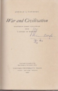 War and Civilization