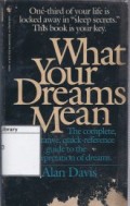 What Your Dreams Mean: The Complete, Authoritative, Quick-Reference Guide to the Interpretation of Dreams