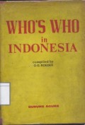 Who's Who in Indonesia: Biographies of prominent Indonesian personalities in all fields