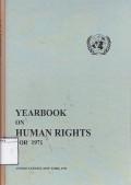 Yearbook on Human Rights for 1971