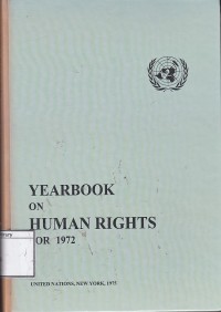 Yearbook on Human Rights for 1972