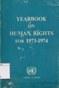 Yearbook on Human Rights for 1973-1974