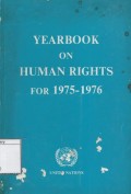 Yearbook on Human Rights for 1975-1976